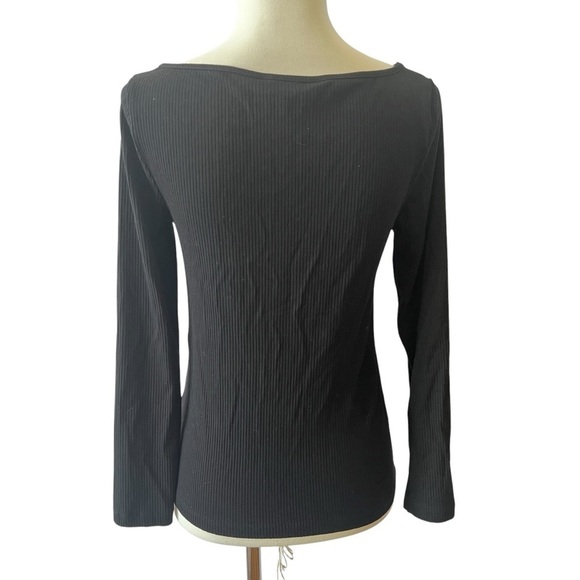 BANANA REPUBLIC TOP S PETITE BOATNECK CUT OUT SEXY CHIC DRESSY - Picture 5 of 11